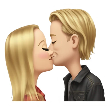 macaulay culkin kissing girl sticker