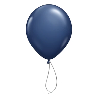 dark navy balloon sticker