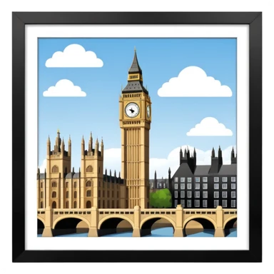 big ben london sticker