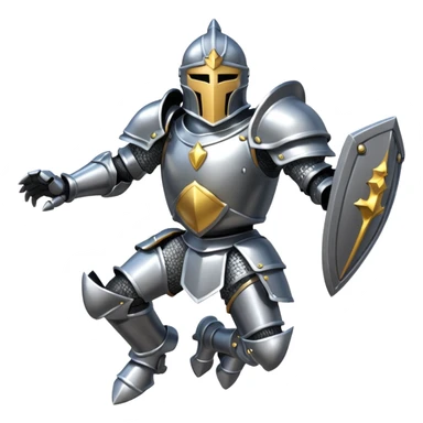 Mega Knight jumping sticker