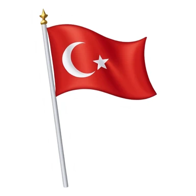 Turkish flag sticker