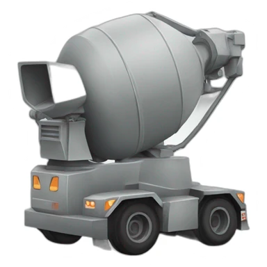 concrete mixer sticker