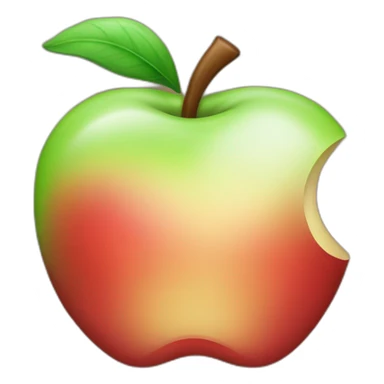 Apple logo on 2050 sticker