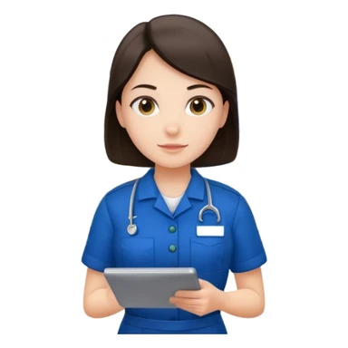 supermarket employee at a cash register, full body sticker