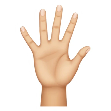 Hand reaching out. sticker