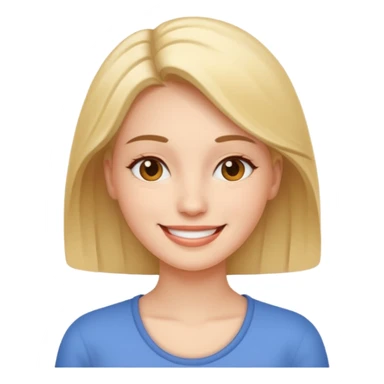 Feeling relaxed and happy at office for woman with a smile on face and with a calm attitude  sticker