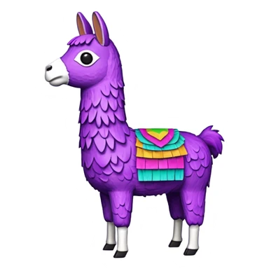 Purple Loot llama Pinata sticker