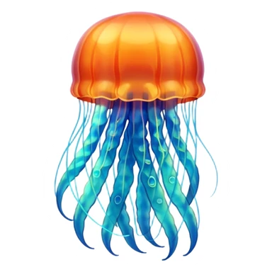 jellyfish with unique design and color but i want a simple one sticker