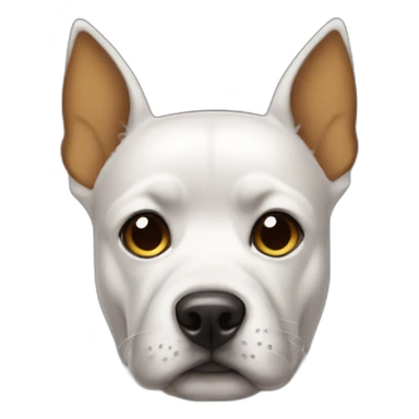 Dog with Batman clothes Yorkshire ears up sticker