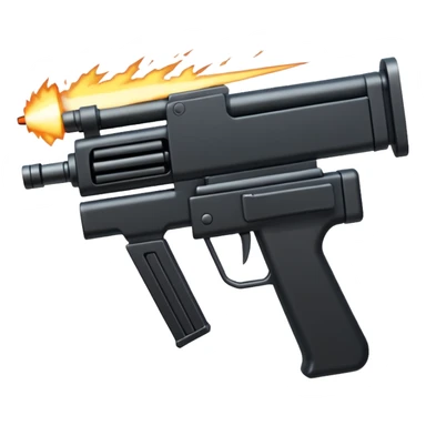 machine gun firing sticker