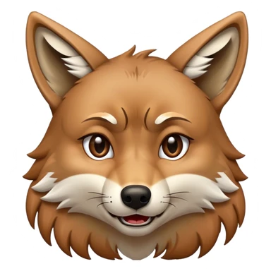 Coyote crying tears sticker