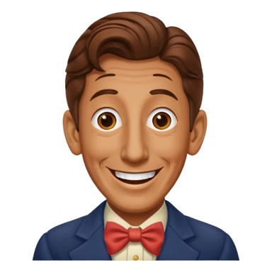 Ray Bolger with brown hair sticker