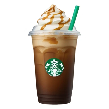 A starbucks iced coffee sticker