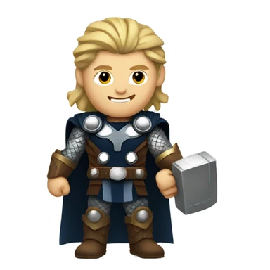 Thor with thums up sticker
