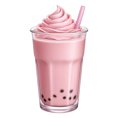 rose milk tea sticker
