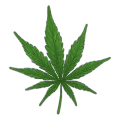 Purple Cannabis buds sticker