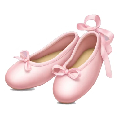 light pink ballet slippers sticker