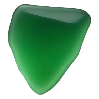 Dark green sea glass sticker