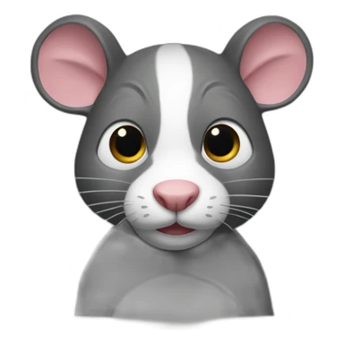 Un raton laveur obèse sticker