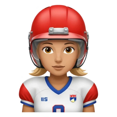 Football Players, Female player sticker