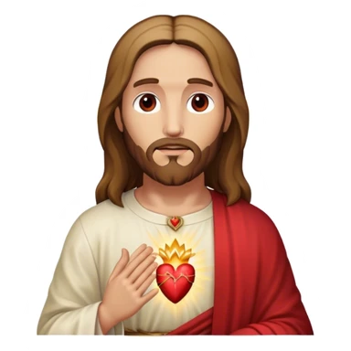 Christian Sacred Heart sticker