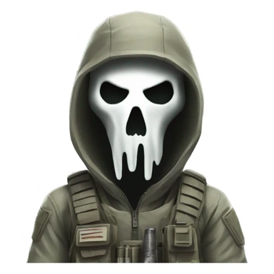 ghost call of duty sticker