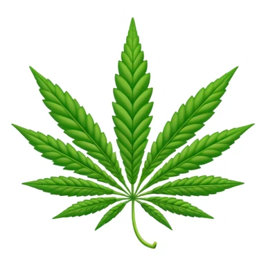 Marijuana plant emblem with 420 in the middle sticker