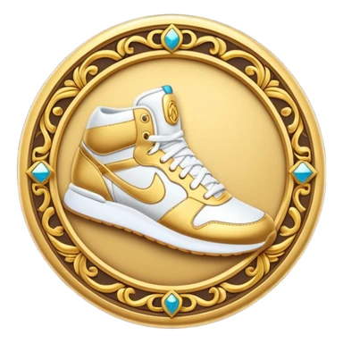 circular achievement style badge for Renaissance Sneakerhead sticker