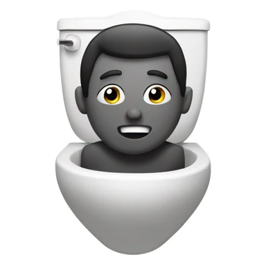 a man in a toilet sticker
