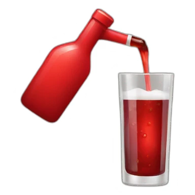 A red sign prohibiting drinking alcohol sticker