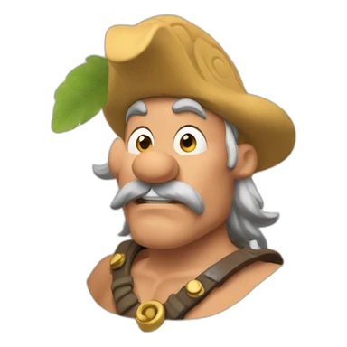 sanglier asterix sticker