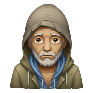 Someone that is homeless  sticker