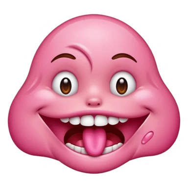 emoji biting its lip and drooling drooling saliva  sticker