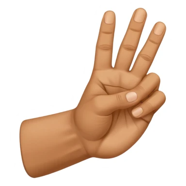 american sign language alphabet A sticker