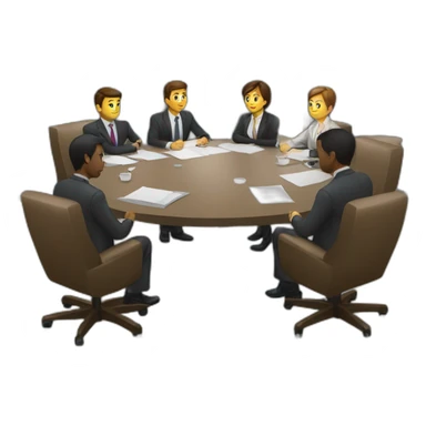 business meeting sticker