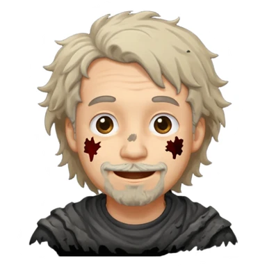 Olentzero es representado como un hombre grueso, desharrapado, manchado de carbón, de buen comer. Su singular característica es que vive aislado de la sociedad dedicado a hacer carbón vegetal en el bosque, gustándole comer y beber bien, y cada invierno baja de las montañas a los pueblos.[1]​ sticker