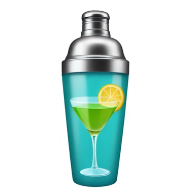 Cocktail shaker  sticker