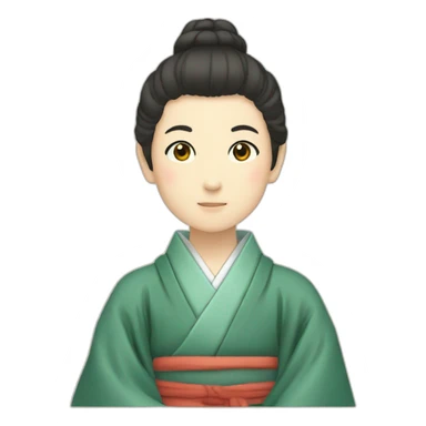 japanese-young-scholar-in-the-Heian-era sticker