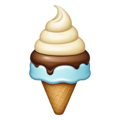 “Please get me my ice cream” in cursive sticker