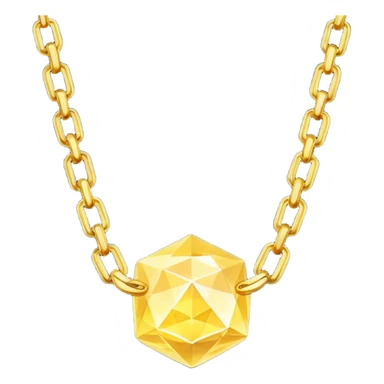 fantasy magic heavenly golden chains low poly sticker