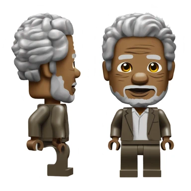 MORGAN FREEMAN lego full body sticker
