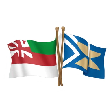 Bulgarian and greek flag united sticker