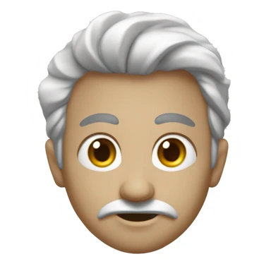 Une tête de démon ave des yeux decœur  sticker