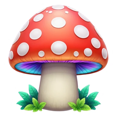  psychedelic party mushroom  sticker