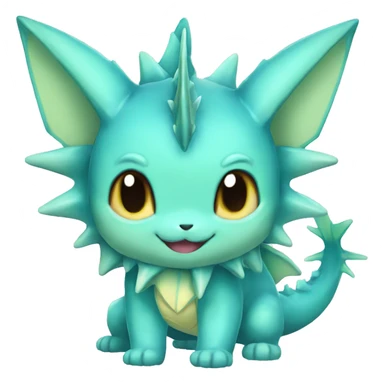 Vaporeon full body sticker