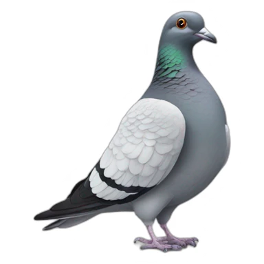 pigeon in sneakers sticker