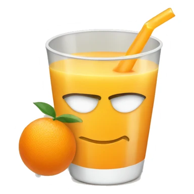 Orange Juice in a Cup sticker