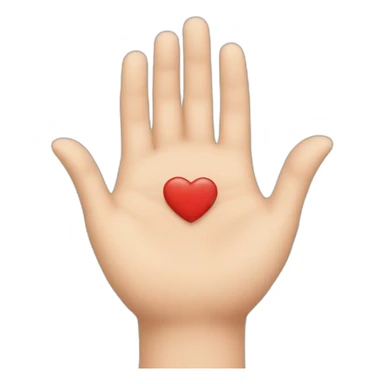 Cœur avec les mains sticker