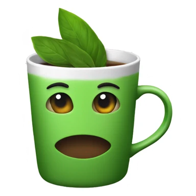 Sache de thé vert sticker