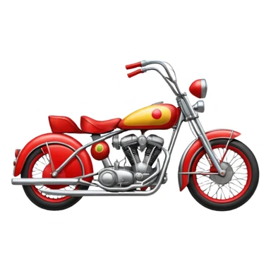 Circus motorbike  sticker